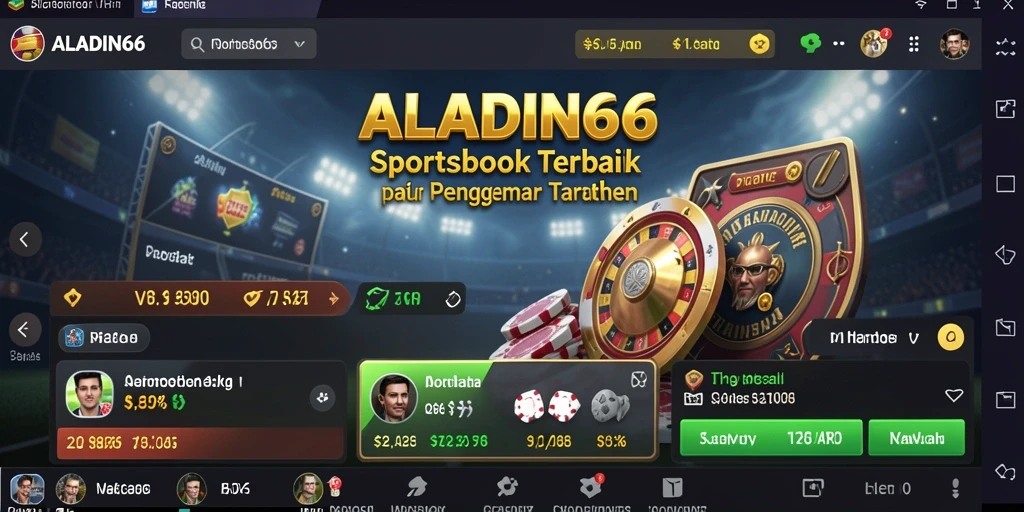 Tampilan screenshot utama ALADIN66 menampilkan antarmuka taruhan yang ramah pengguna.