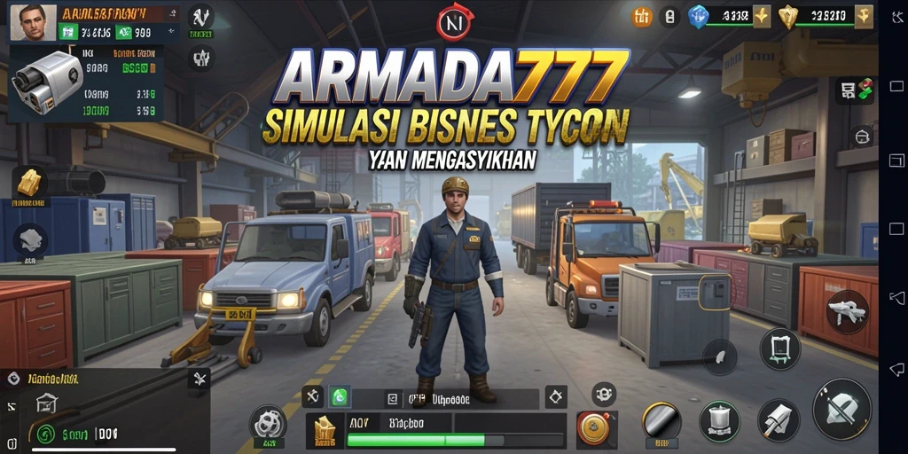 Screenshot ARMADA777 menampilkan tampilan gameplay Tycoon yang menarik.