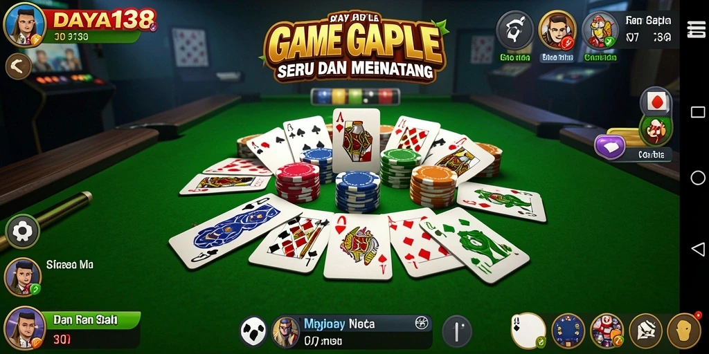 Gameplay seru Gaple di DAYA138 yang menghibur.