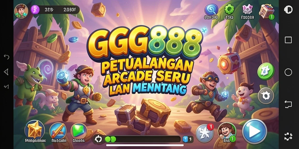Tampilan gameplay GGG888 yang seru dan penuh tantangan.