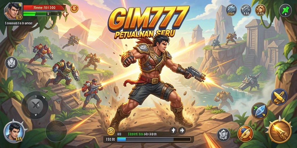 Tampilan aksi memukau dalam gameplay GIM777.