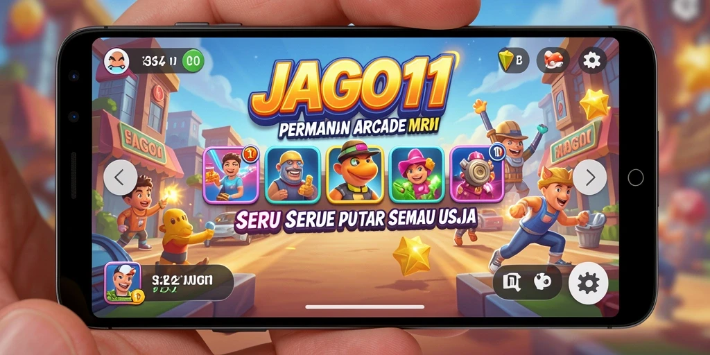 Tampilan gameplay seru dari JAGO11 yang menghibur dan menantang.