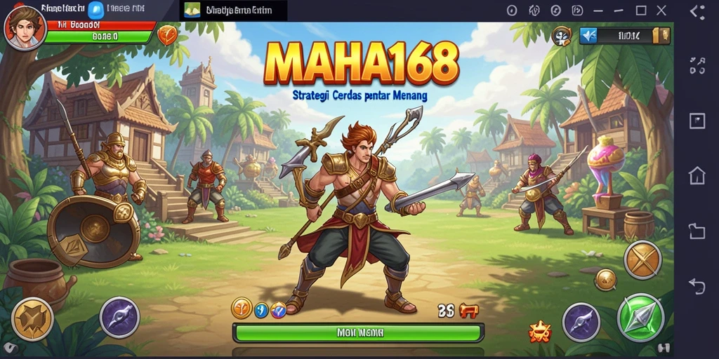 Tangkapan layar menampilkan aksi intens gameplay strategi.