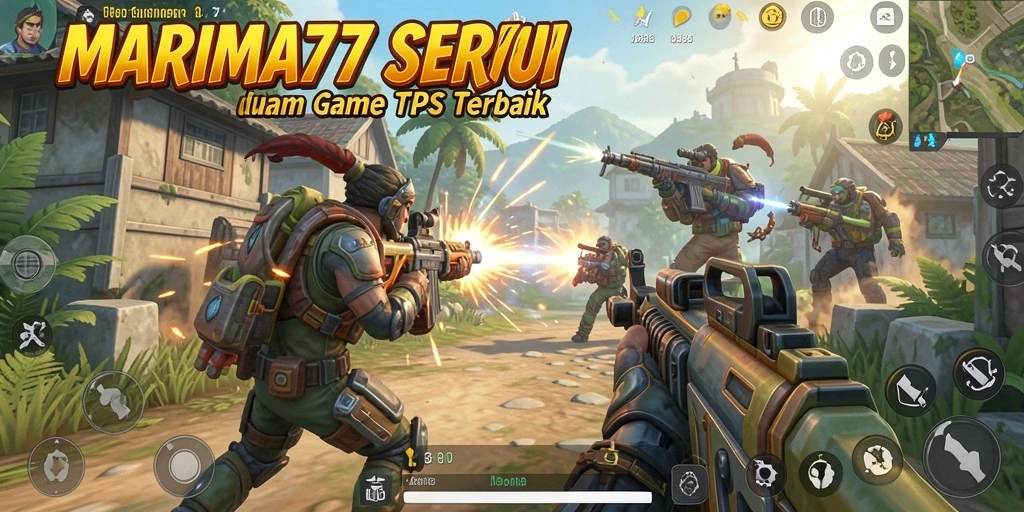 Gameplay mendebarkan dengan aksi pertempuran dalam <strong>MARIMA77</strong>.
