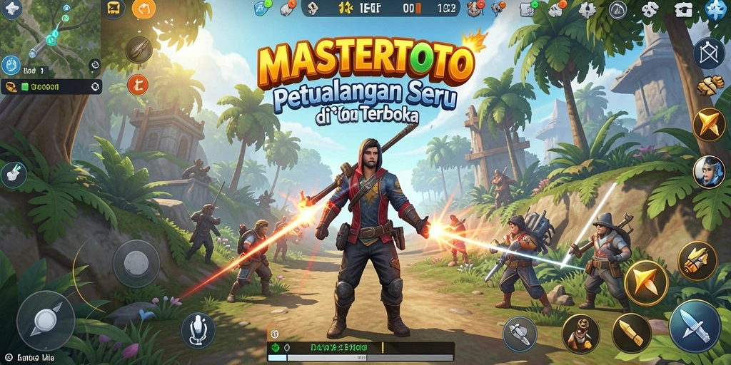Tampilan gameplay seru di dunia terbuka MASTERTOTO.