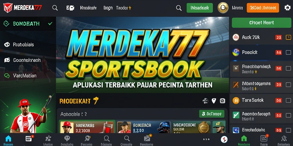 Gameplay menawan di aplikasi MERDEKA777 Sportsbook.