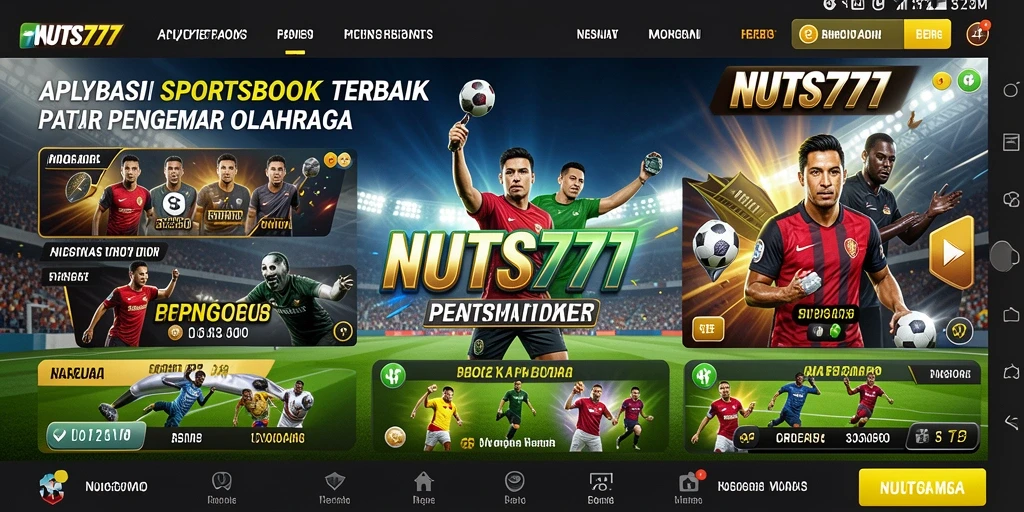 Tampilan luar biasa dari gameplay NUTS777 yang menyenangkan.
