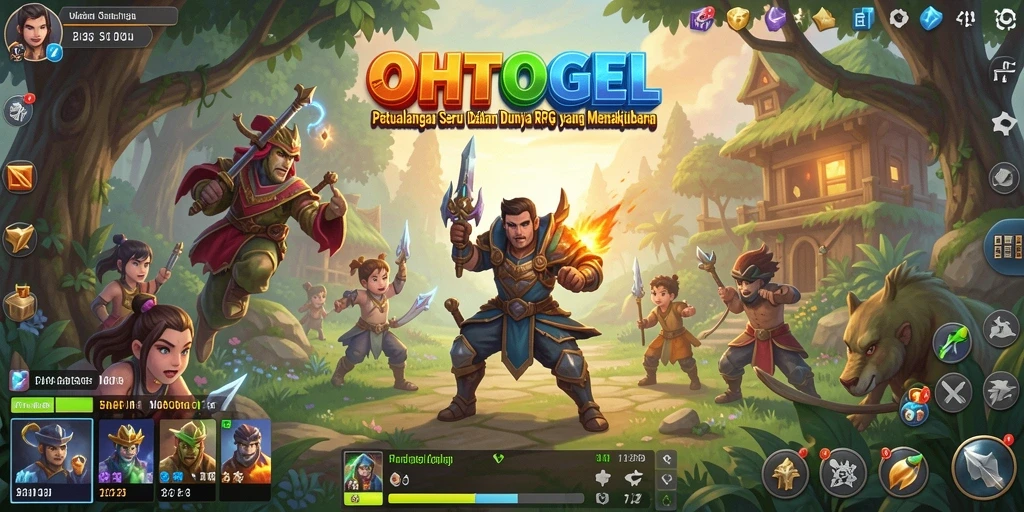 Tampilan gameplay OHTOGEL yang mengesankan dalam dunia RPG.