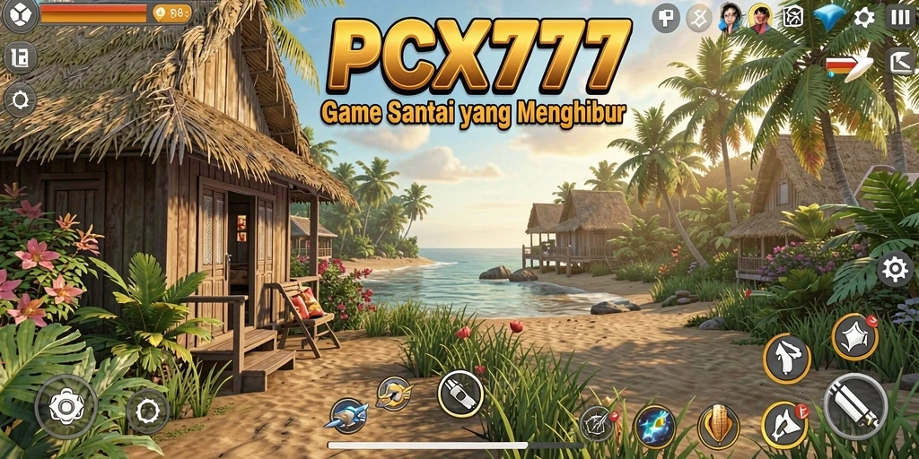 Screenshot gameplay PCX777 yang menarik dan penuh warna.