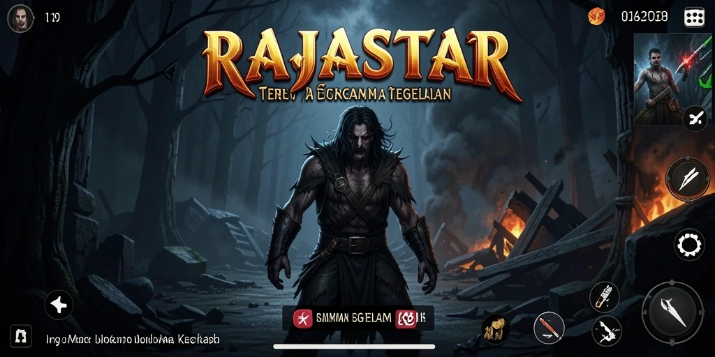 Tampilan gameplay menakutkan dari RAJASTAR yang penuh dengan ketegangan.