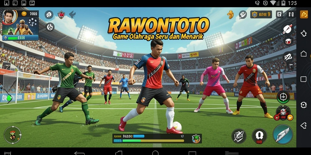 Tampilan menarik dari gameplay RAWONTOTO yang mengajak pemain berkompetisi.