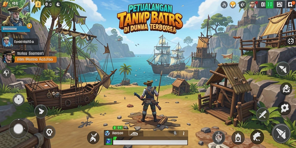 Tampilan gameplay yang memukau dari dunia Open World di RP8.