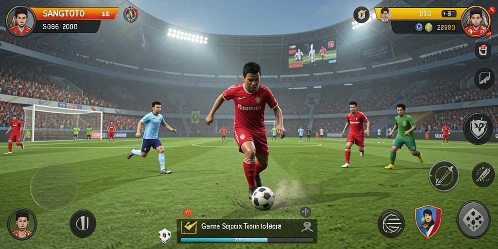 Gameplay SANGTOTO yang menegangkan dan mendebarkan dalam sepak bola.